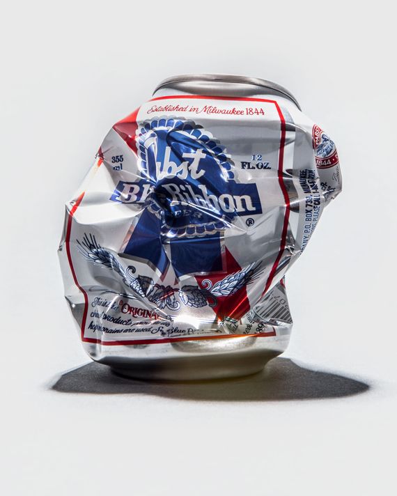 crushed pbr can