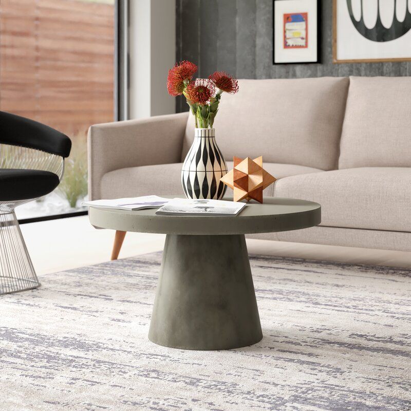 11 Best Stone Coffee Tables 2020 The, Cb2 Cement Coffee Table Dupe