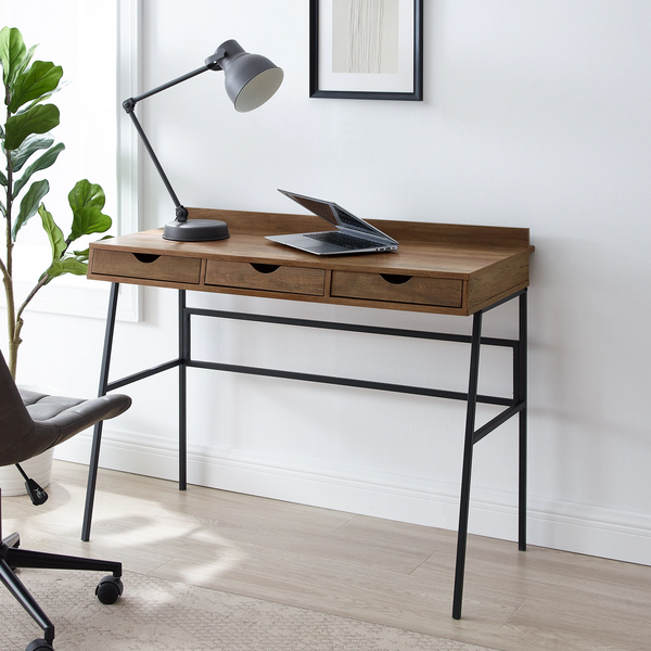 Carbon Loft 42-inch 3-Drawer Writing Desk