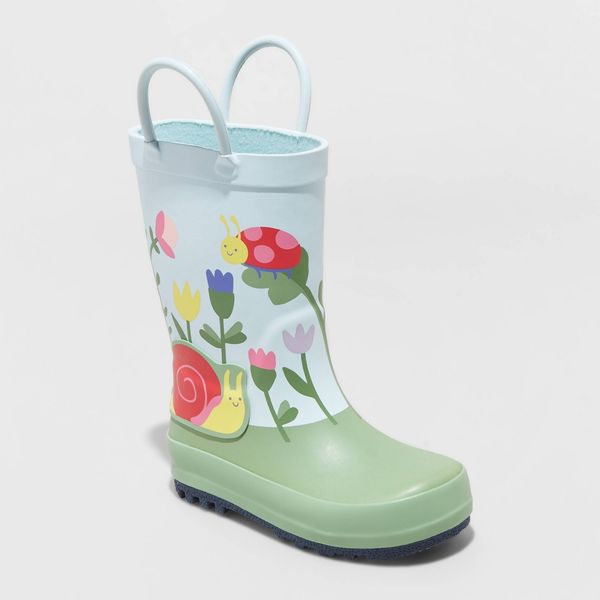 Cat & Jack Saylor Floral Print Rain Boots