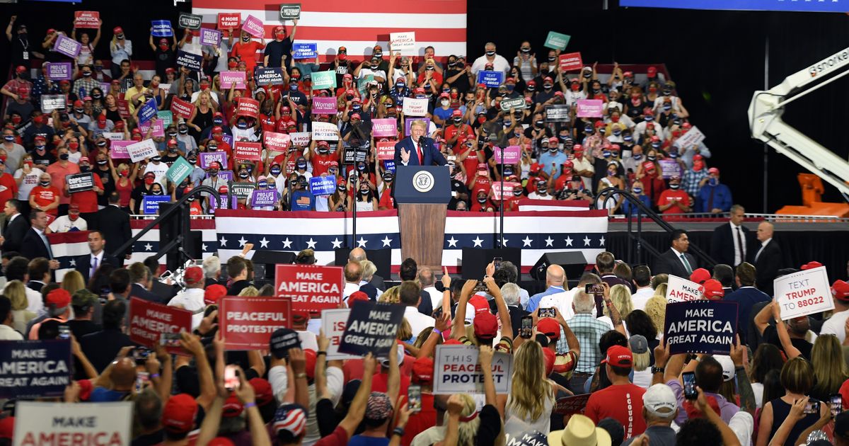 Trump Holds Indoor Rally, Defying Nevada COVID Guidelines