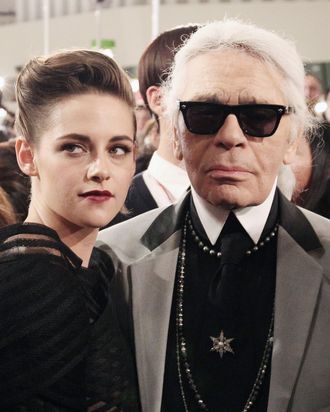 Karl is going to kill me!' Kristen Stewart's stylist on ripping up