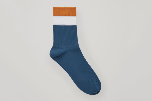 COS Sheer-Stripe Ankle Socks