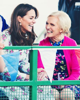 Kate Middleton and Mary Berry.