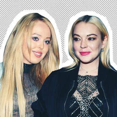 Tiffany Trump and Lindsay Lohan.