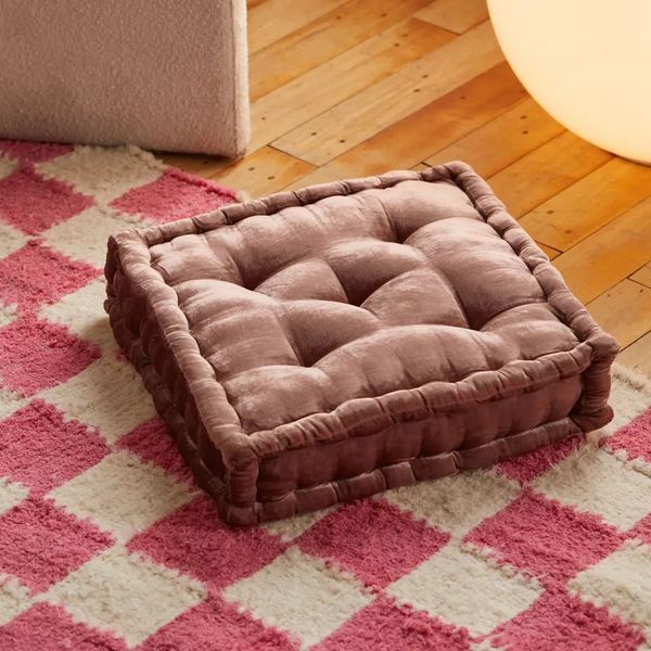 UO Home Ruthie Velvet Floor Pillow