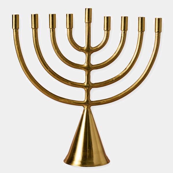 Jyoti Brass Horn Menorah