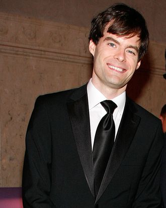 NEW YORK, NY - NOVEMBER 10: (L to R) Bill Hader and Fred Armisen attend the 2011 American Museum of Natural History gala at the American Museum of Natural History on November 10, 2011 in New York City. (Photo by Andy Kropa/Getty Images)