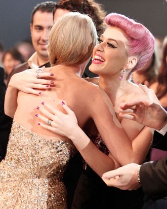 Taylor Swift and Katy Perry, pre-feud.