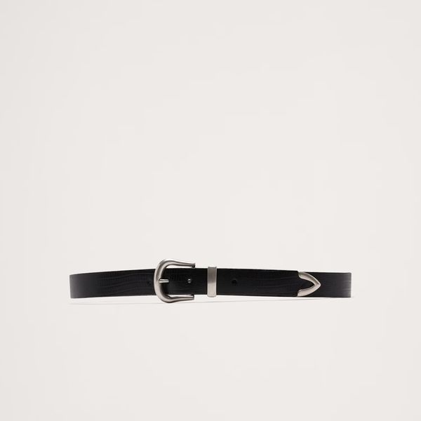 Banana Republic Embossed Western Leather Belt
