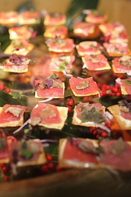 Big-eye tuna tart from Cherry.