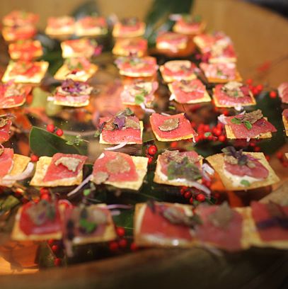 Big-eye tuna tart from Cherry.