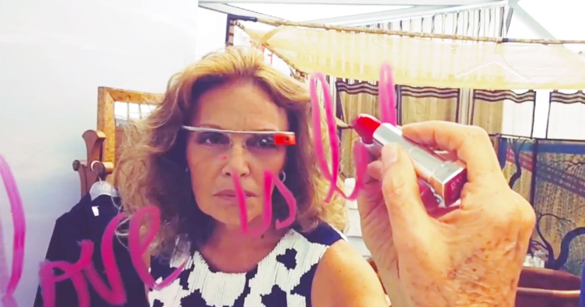 Heres The Video Diane Von Furstenberg Made With Her Google Glasses