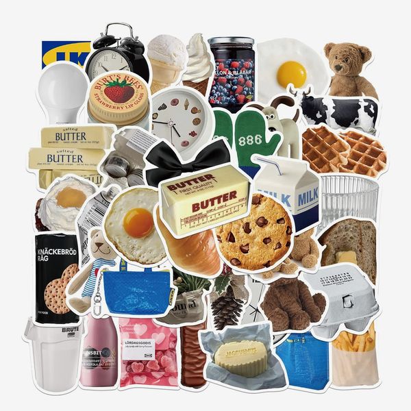 Cute Milk Cookie Vinyl Stickers