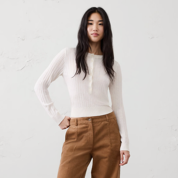 Banana Republic Factory Merino Wool Henley