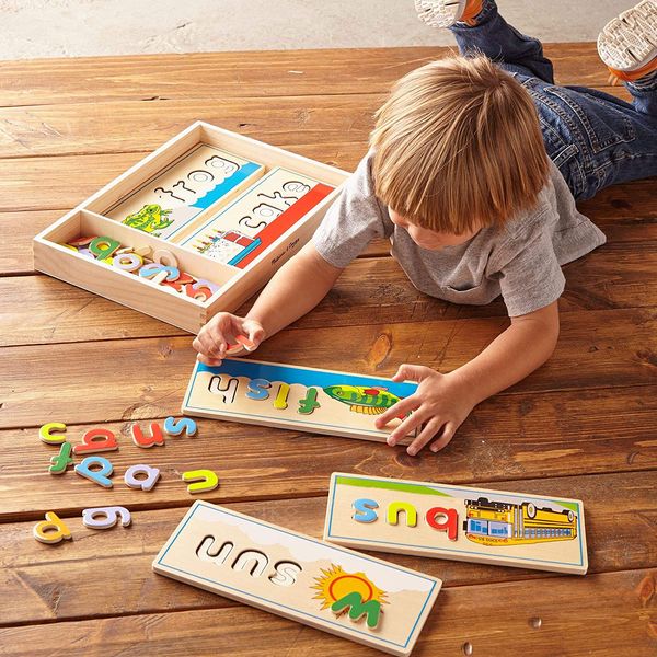 Melissa & Doug See & Spell Wooden Educational Toy