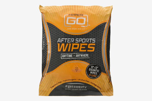 HyperGo After Sports Wipes, Full Body Wipes, 20 Count