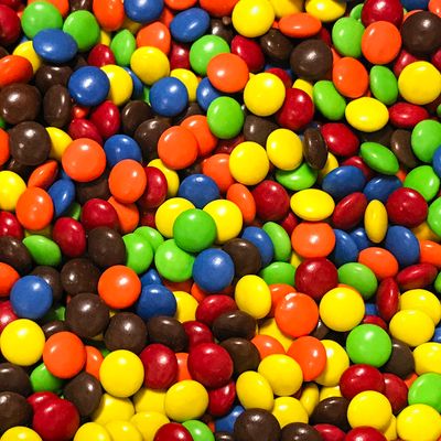 Colorful assortment of M&amp;Ms