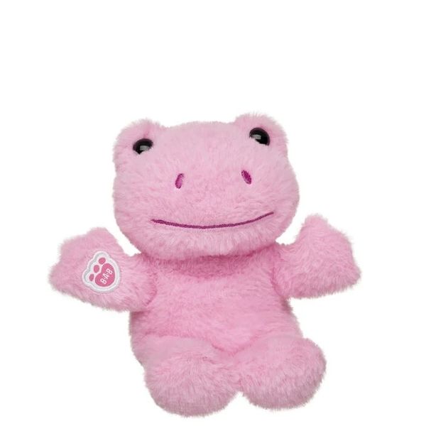 Build-a-Bear Mini Beans Spring Pink Frog Stuffed Animal