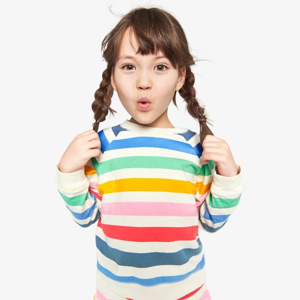 Primary Kids Sweatshirt in Candy Stripe