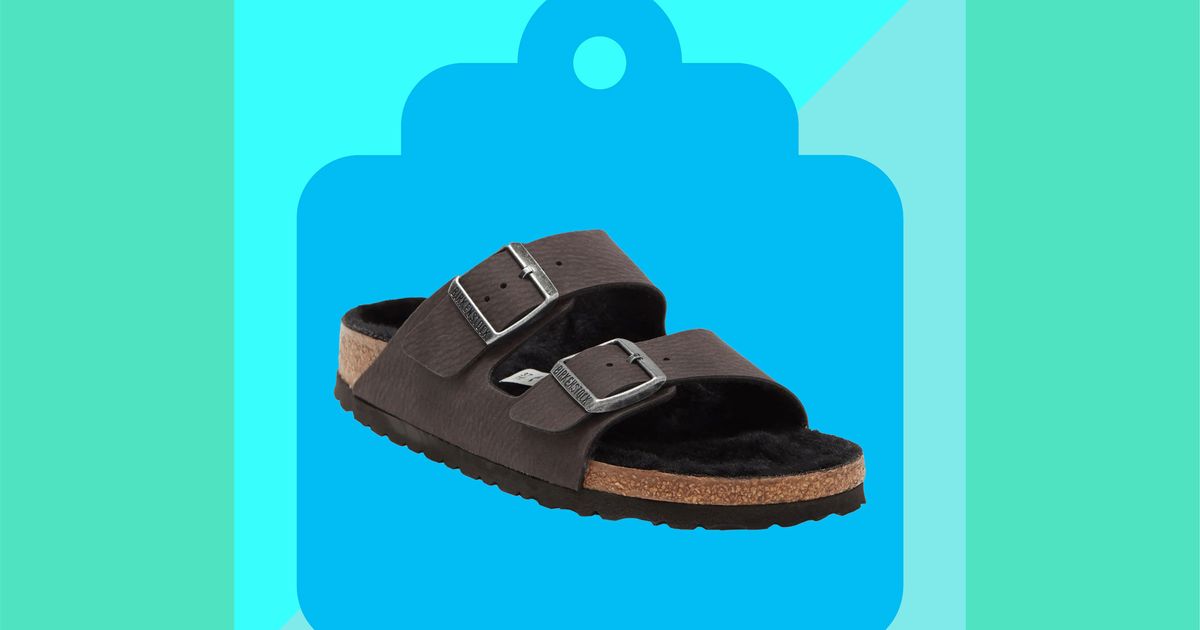 Birkenstock Arizona Shearling-Lined Slide Sandal Sale 2025 | The