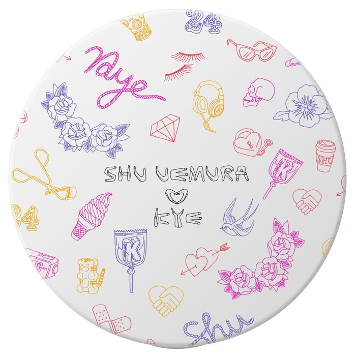 The Shu Uemura x Kye makeup collaboration.