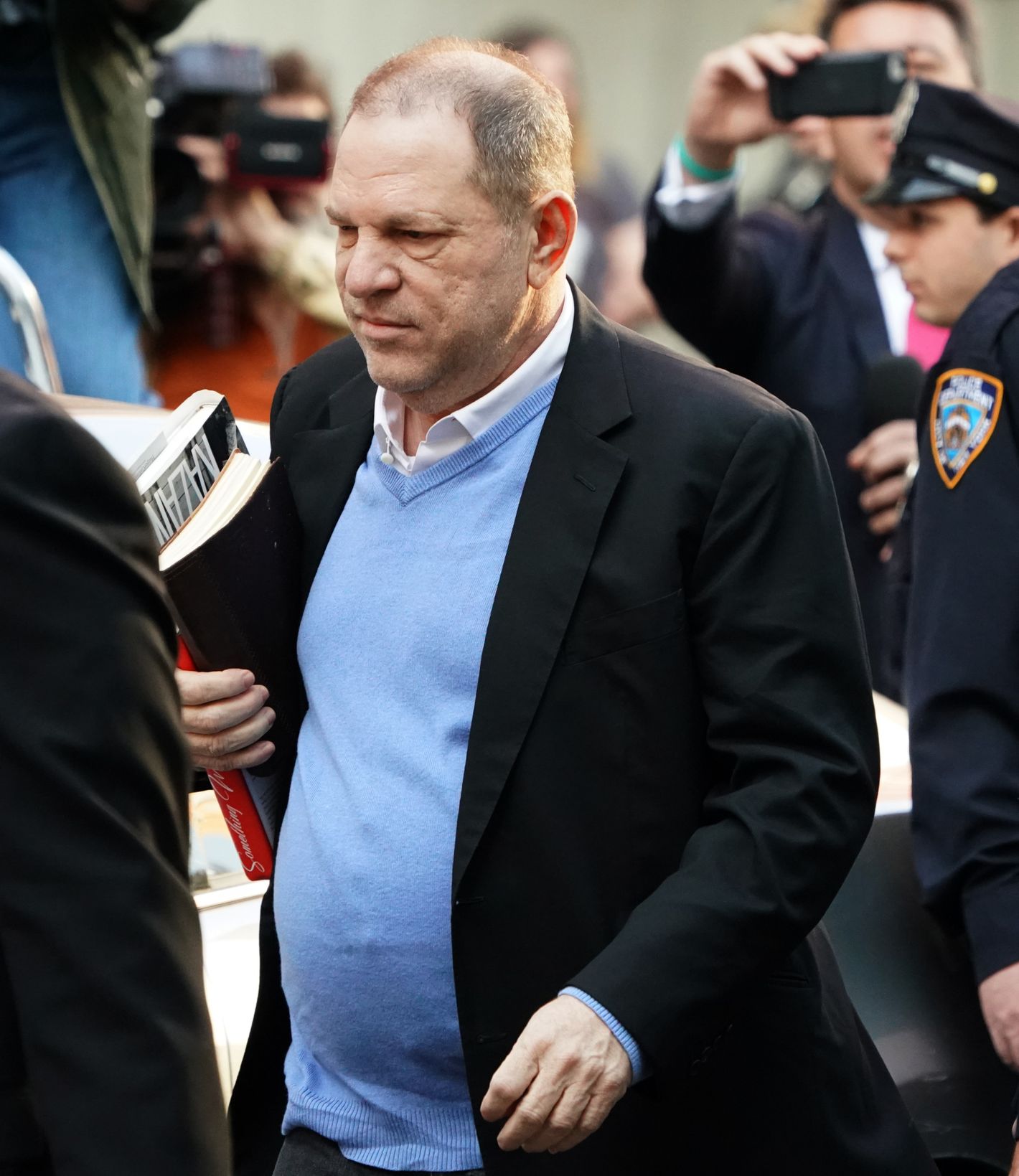 Photos of Harvey Weinstein Turning Himself In To the NYPD