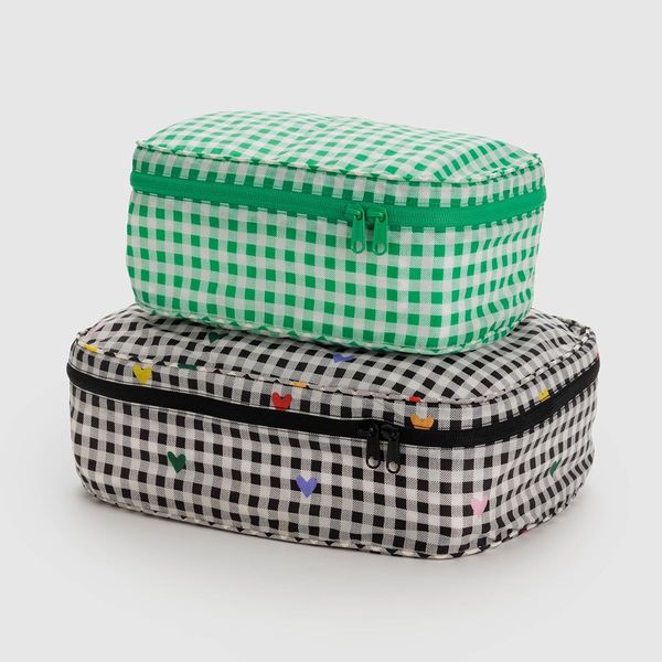 Baggu Packing Cube Set - Gingham