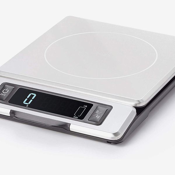 OXO Good Grips 11-Pound Stainless Steel Food Scale With Pull-Out Display