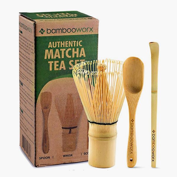 BambooWorx Japanese Tea Set, Matcha Whisk