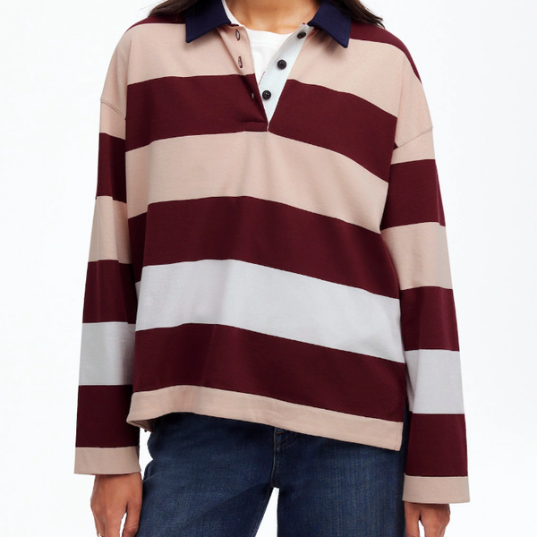 Madewell Rugby Long-Sleeve Polo Shirt