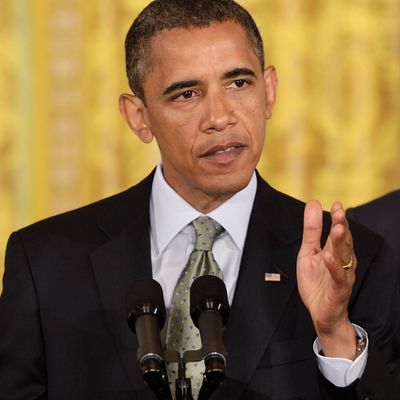 WASHINGTON - JULY 07: U.S. President Barack Obama talks about his administration's promotion of exports in an attempt to grow the economy and support jobs in the East Room of the White House July 7, 2010 in Washington, DC. Obama named 18 U.S. executives, including Boeing Company Chairman, President and CEO Jim McNerney, Ford Motor Co. CEO Alan Mulally and Walt Disney Co. CEO Robert Iger, to an advisory group that will be focused on increasing U.S. exports. (Photo by Chip Somodevilla/Getty Images) *** Local Caption *** Barack Obama