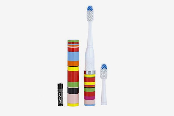 Rechargeable Toothbrush Case Small Portable Travel Toothbrush holder for Both Electric and Non-electric Toothbrushes White