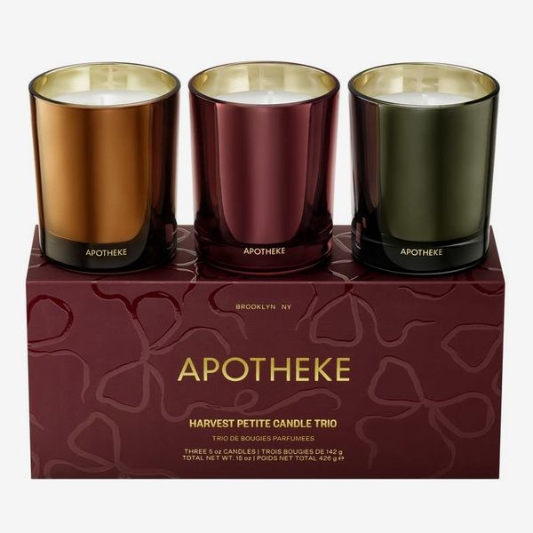 Apotheke Harvest Petite Scented-Candle Trio