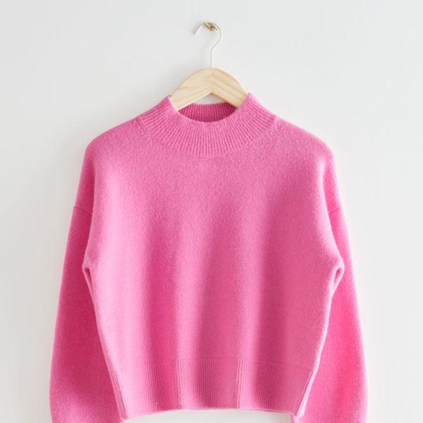 & Other Stories Mock Neck Sweater