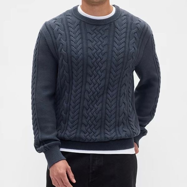 Gap Factory Relaxed Cable-Knit Sweater