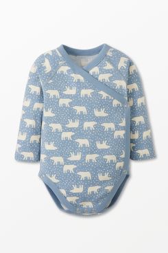 Hanna Andersson Baby Print Side Snap Bodysuit