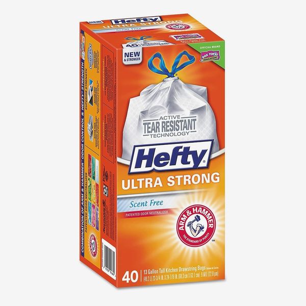 Hefty Ultra Strong Tall Kitchen Trash Bags - Unscented, 13 Gallon, 40 ct.