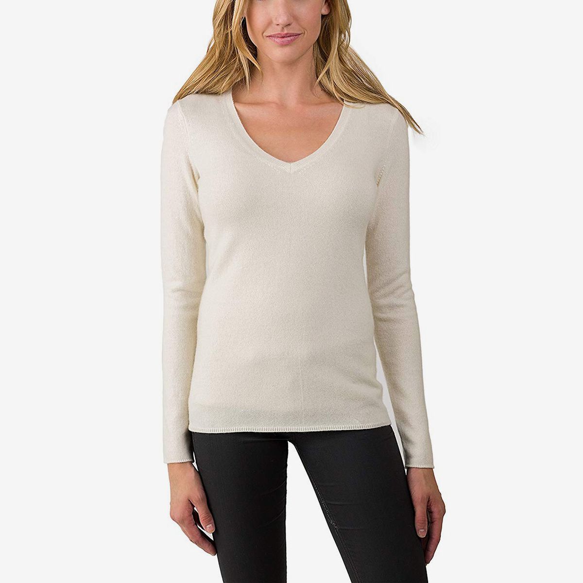 Summer short-sleeve sweater in modern beige pink