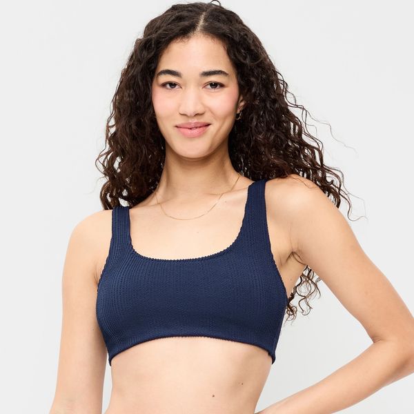 Old Navy Ribbed Scoop-Neck Swim Top