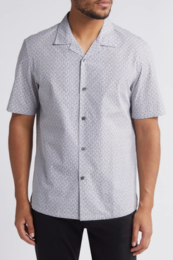 Theory Daze Geo Shell Camp Shirt