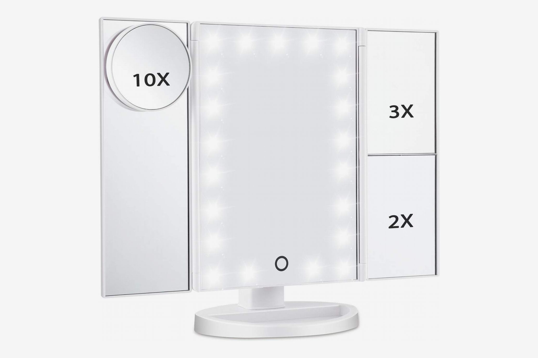 14 Best Lighted Makeup Mirrors 2021 The Strategist - Best Led Bathroom Mirror For Makeup