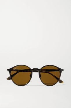 Ray-Ban Round-Frame Tortoiseshell Acetate Sunglasses