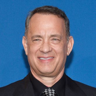 Actor Tom Hanks poses in the press room during the 66th Annual Directors Guild Of America Awards held at the Hyatt Regency Century Plaza on January 25, 2014 in Century City, California.
