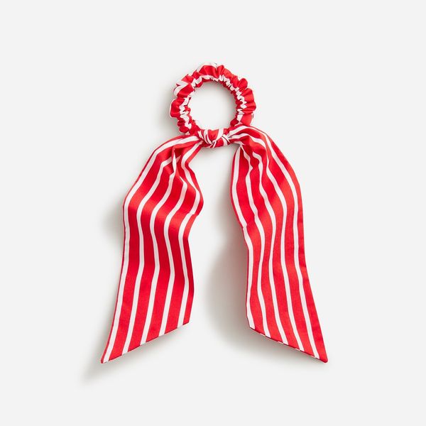 J.Crew Ribbon Scrunchie in Stripe