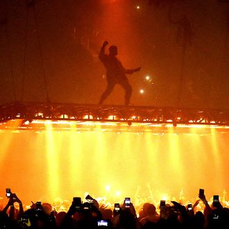 Kanye West Performs At The Forum