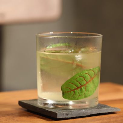 Gin, vodka, Pineau des Charentes, honey, sorrel, marigold, elderflower, anise