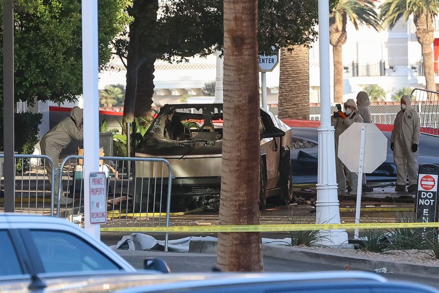 What We Know About the Cybertruck Explosion at Trump’s Las Vegas Hotel