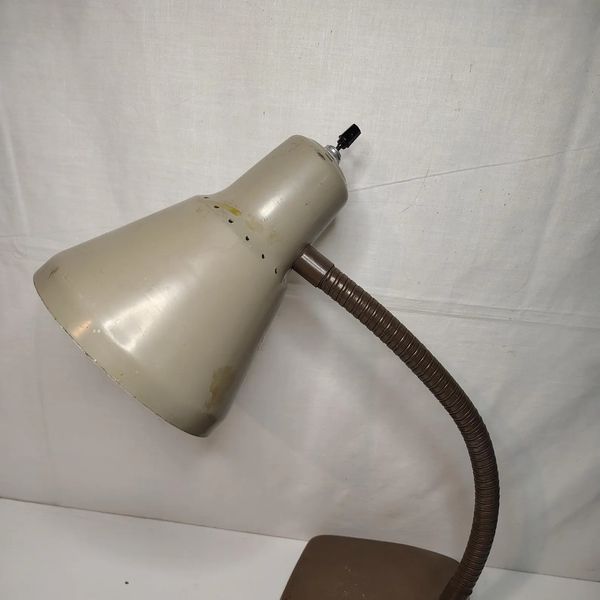 1960's Mid Century Goose neck Desk Lamp