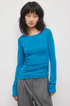 Kotn Women’s Ruched Boatneck Top